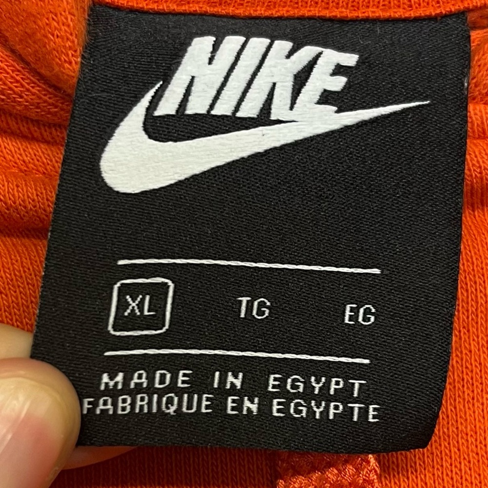 Pre-Loved Orange Sportswear Nike Pullover Hoodie - Nike - Picture 13 of 15